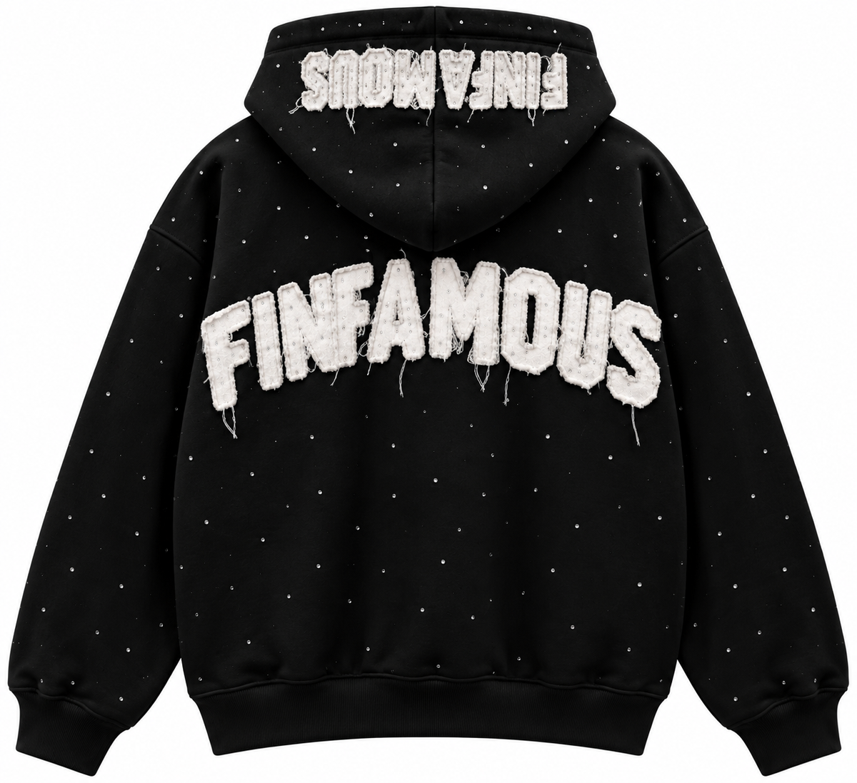 Stars Sparkle hoodie black