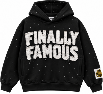 Stars Sparkle hoodie black