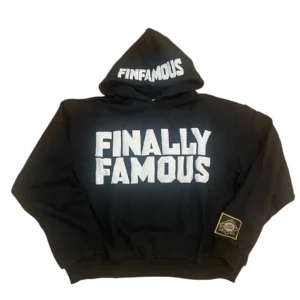 The Starz Hoodie Puff (No Stones) Black