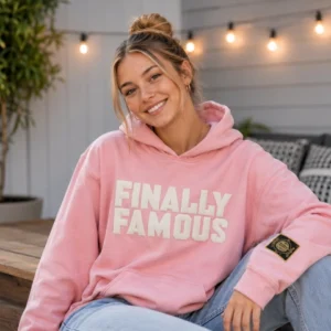 The Starz Hoodie Puff (No Stones) Pink